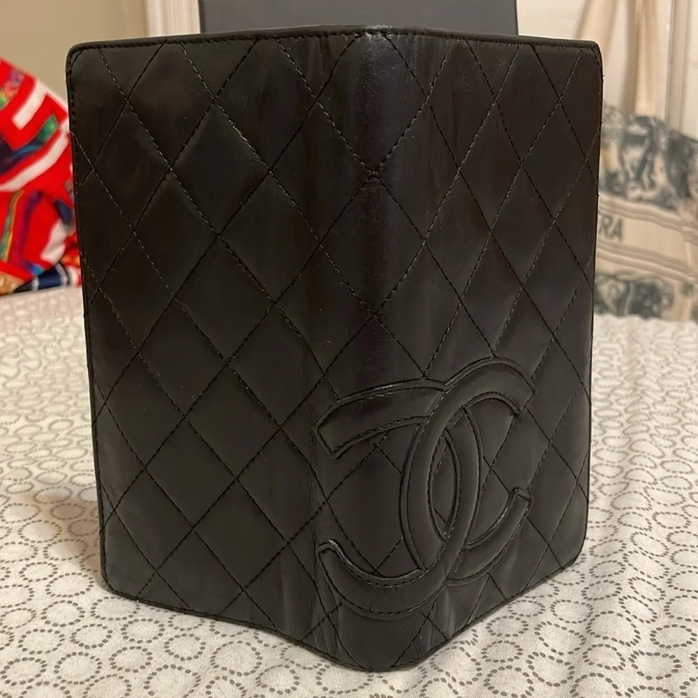 Chanel Cambon Quilted Bi-Fold Long Wallet